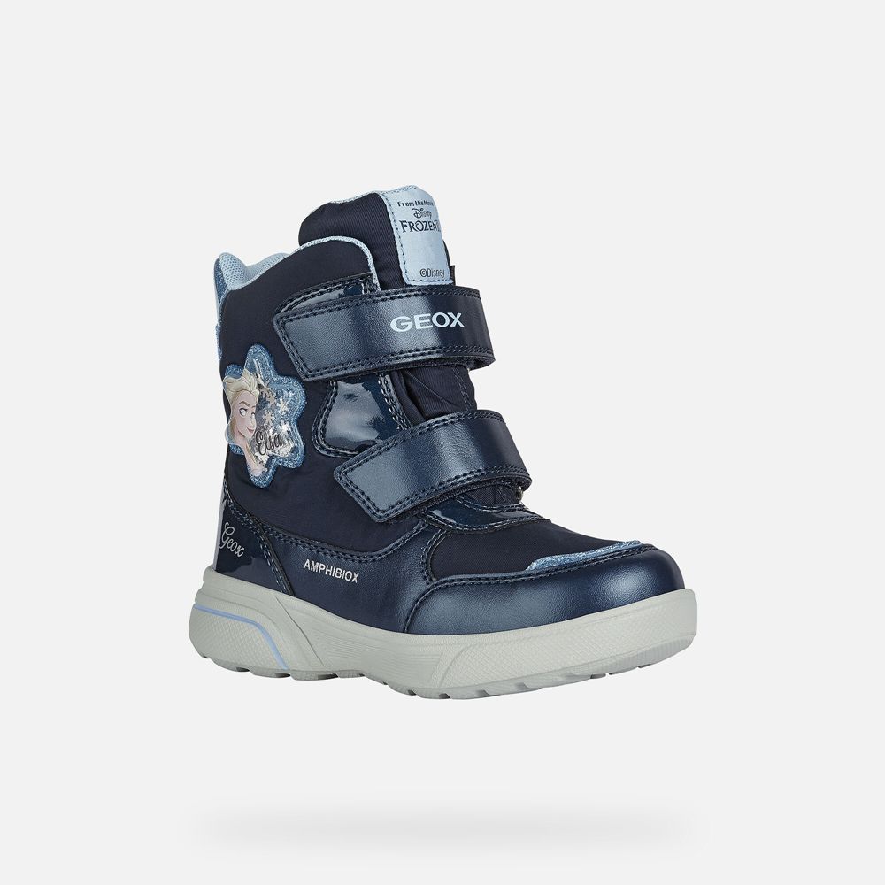 Bottines Geox Sveggen Abx - Bleu Marine - Fille 351247-QZT